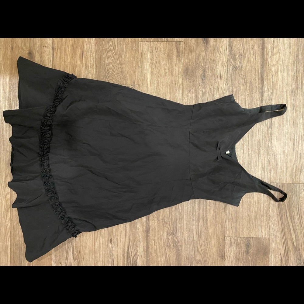 beautiful & flattering black odille dress size 2